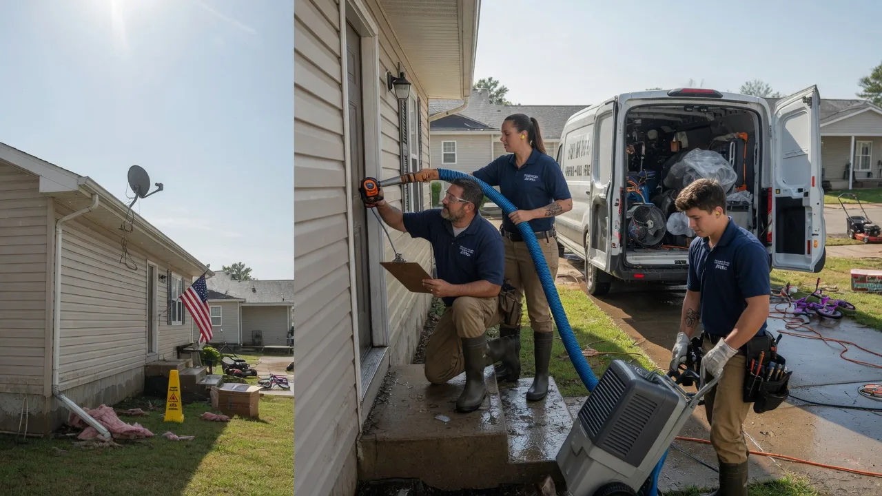 Ceiling Water Damage Restoration in Lebanon, KS near me